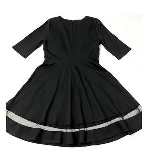 LULU’S Fit And Flare Black Dress